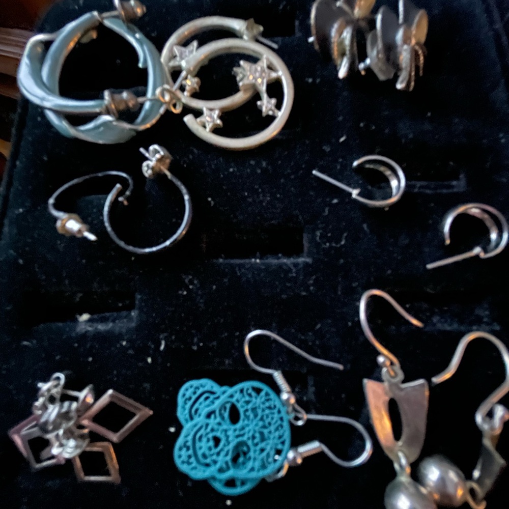 Earring collection including silver tones, Dangles  Earrings - Women Jewelry